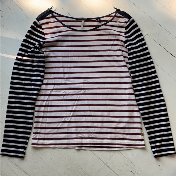 MAISON SCOTCH Striped Long Sleeve Shirt - Picture 1 of 4